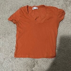 Burnt Orange crop top